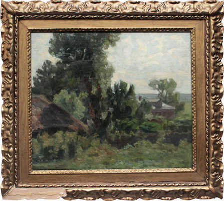 Крымов Николай Петрович. Деревенский вид. Звенигород